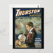 Vintages Magisches Poster, Thurston, Der große Mag Postkarte (Vorne/Hinten)