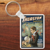 Vintages Magisches Poster, Thurston, Der große Mag Schlüsselanhänger (Vorderseite)