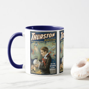 Vintages Magisches Poster, Thurston, Der große Mag Tasse