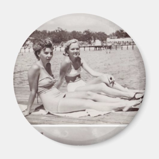 Vintages Magnet der 40er Jahre (Vorne)