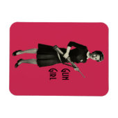 Vintages Magnet des Era Gun Gal Rifle Zuhause Offi (Horizontal)