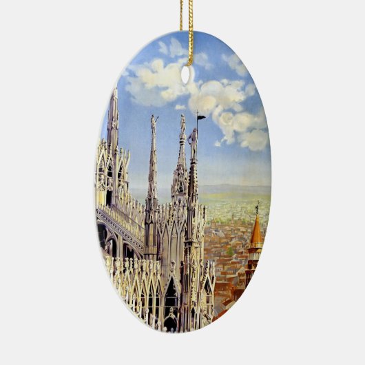 Vintages Mailand Keramikornament (Rechts)