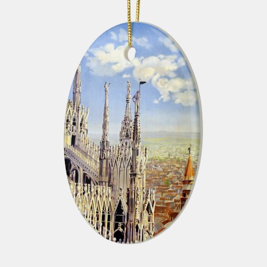 Vintages Mailand Keramikornament (Links)