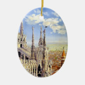 Vintages Mailand Keramikornament (Vorne)