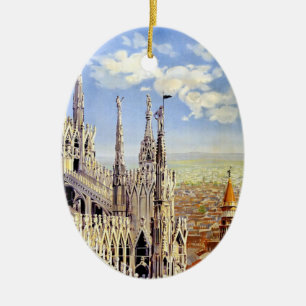 Vintages Mailand Keramikornament