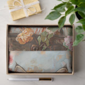 Vintages Maine Coon Kitten Malerdekoupage Seidenpapier (Geschenk)