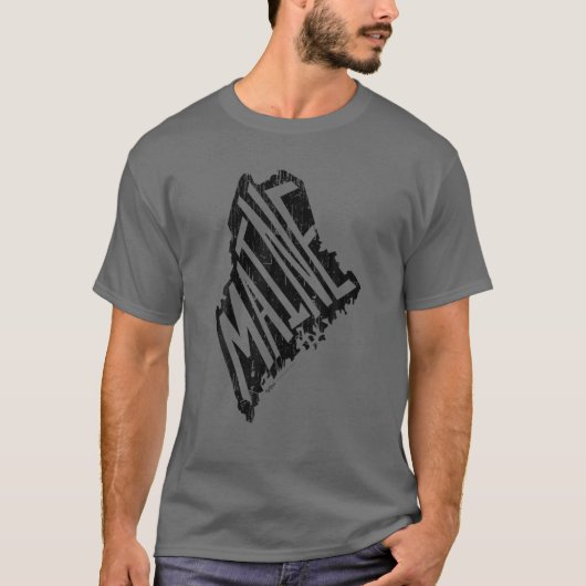 Vintages Mainframe-Word-Design T-Shirt (Vorderseite)
