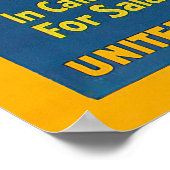 Vintages Maisfutter verwendet Poster (Ecke)