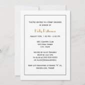 Vintages Manatee Zeichnend Einladung (Rückseite)