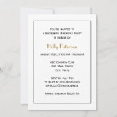 Vintages Manatee Zeichnend Einladung (Rückseite)