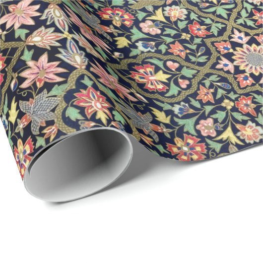 Vintages Mandala-Muster Geschenkpapier (Rolleneckpunkt)