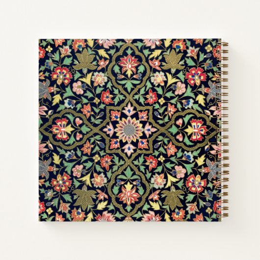 Vintages Mandala-Muster Notizblock (Rückseite)