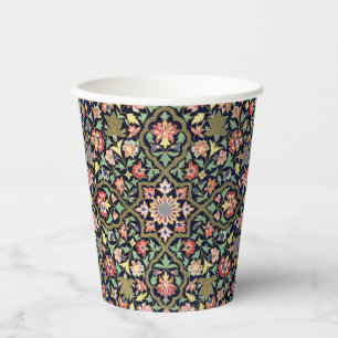 Vintages Mandala-Muster Pappbecher