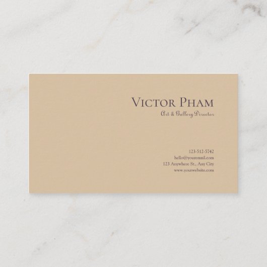 Vintages Märchen Bezauberndes Schloss Visitenkarte (Rückseite)