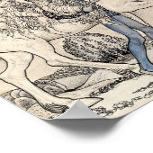 Vintages Märchen Buch Illustration Poster (Ecke)