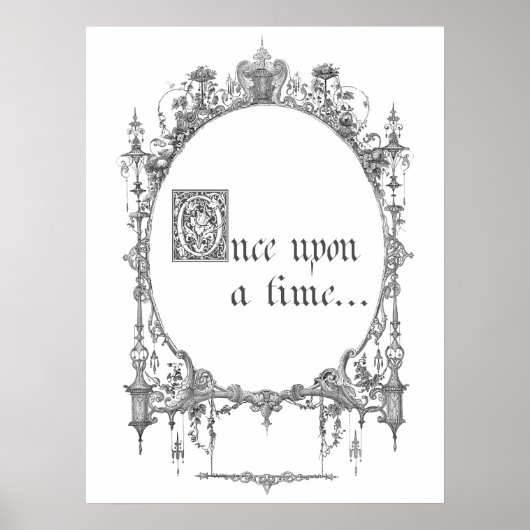 Vintages Märchen-Buchcover-Poster Poster (Vorne)