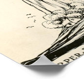 Vintages Märchen-Buchcover-Poster Poster (Ecke)