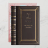 Vintages Märchenbuch Einladung zur Hochzeit (Vorne/Hinten)