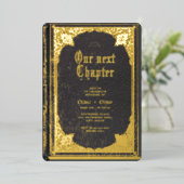 Vintages Märchenbuch Folieneinladung (Stehend vorne)