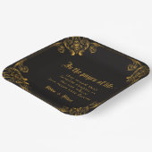 Vintages Märchenbuch Pappteller (Gewinkelt)