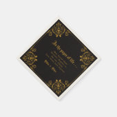 Vintages Märchenbuch Serviette (Ecke)