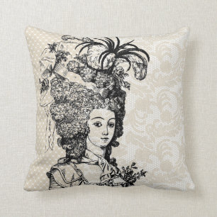 Vintages Marie Antoinette Kissen