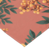 Vintages Marigold Calendula Floral Pattern Tischdecke (Schrägansicht)