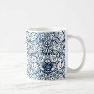 Vintages Marinemuster Kaffeetasse