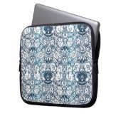 Vintages Marinemuster Laptopschutzhülle (Vorderseite Links)