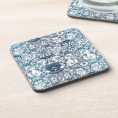 Vintages Marinemuster Untersetzer (Linke Seite)