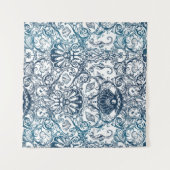 Vintages Marinemuster Wandteppich (Vorderseite)