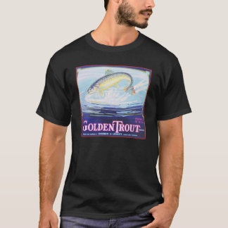 Vintages Markenzeichen für Goldene Forellen T-Shirt