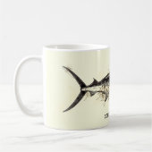 Vintages Marlin-Geschenk für Fischer Kaffeetasse (Links)