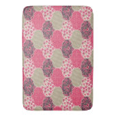 Vintages marokkanisches Muster Rosa Badematte (Vorderseite Vertikal)