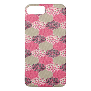 Vintages marokkanisches Muster Rosa Case-Mate iPhone Hülle