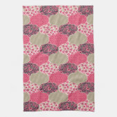 Vintages marokkanisches Muster Rosa Geschirrtuch (Vertikal)