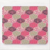 Vintages marokkanisches Muster Rosa Mousepad (Vorne)