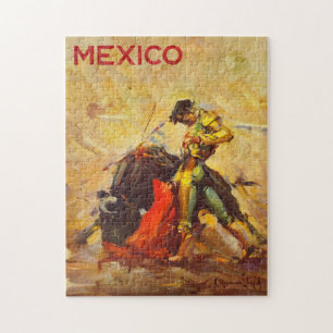 Vintages Matador Mexiko - Mexikanischer Tourismus Puzzle