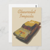 Vintages MatchBox-Gelbes Register Postkarte (Vorne/Hinten)