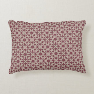 Vintages Mauve Floral Accent Pillow Dekokissen