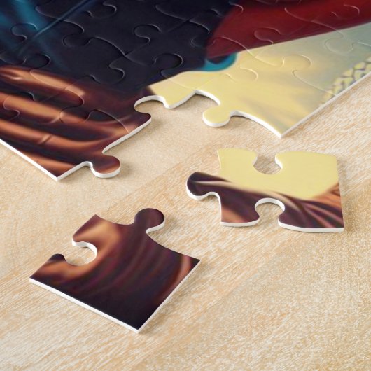 Vintages mechanisches Button Puzzle (Seite)