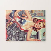 Vintages mechanisches Button Puzzle (Horizontal)