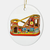 Vintages mechanisches Spielzeug Keramik Ornament (Links)