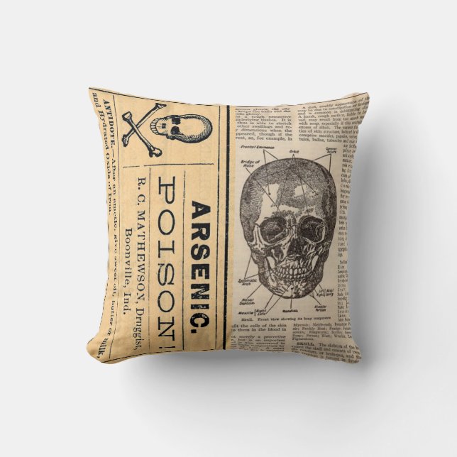 Vintages medizinisches kissen (Vorderseite)