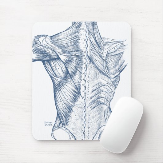 Vintages medizinisches zeichnendes mousepad (Mit Mouse)