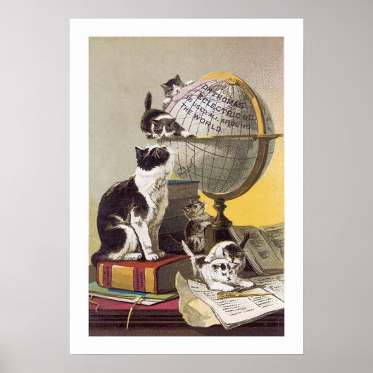 Vintages Medizinplakat - Elektroöl Poster (Vorne)