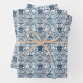 Vintages Meeresmuster Geschenkpapier Set (Beispiel)