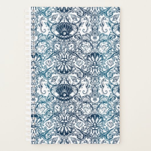 Vintages Meeresmuster Planer (Vorderseite)