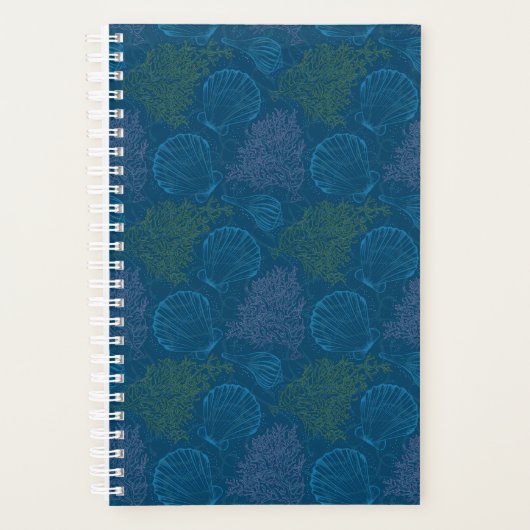Vintages Meeresmuster Planer (Vorderseite)