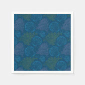 Vintages Meeresmuster Serviette (Vorderseite)